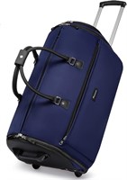 Modoker Garment Duffle Bag with Wheels  Blue