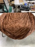 Giant fur bean bag cover