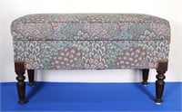 Floral Upholstered Window Seat