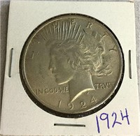 Excellent US 1924 Liberty Peace Dollar