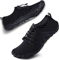 Seekway Men's 43 (9.5 US) Water Shoe, Black 43 EUR