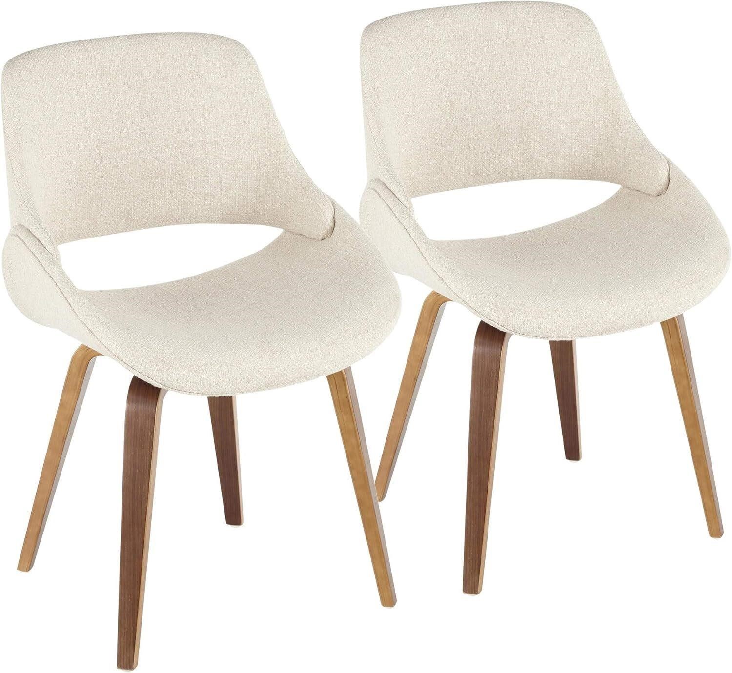 Fabrico Dining Chairs  Walnut  Set of 2