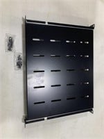 Sliding rack serving shelf 18x14x2
