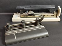 Document Binder and Hole Punches