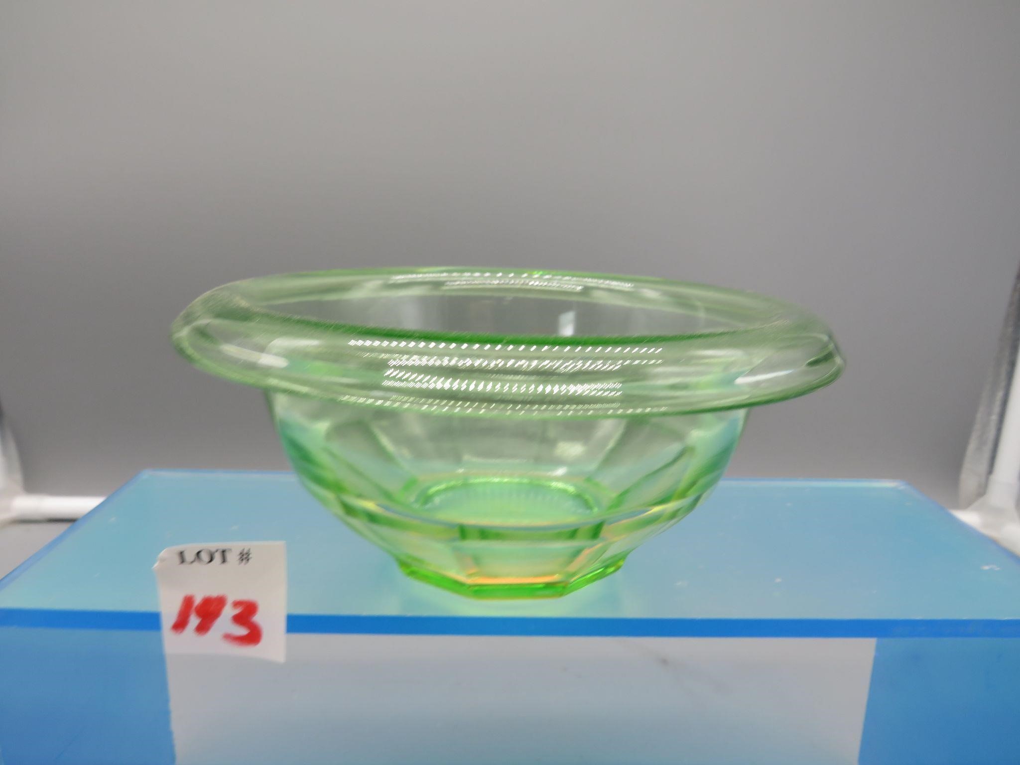Uranium Glass Bowl