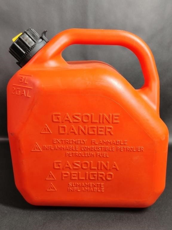 Red Two Gallon Gas Can