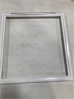 Shelf frame no glass for refrigerator 17x19
