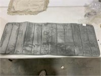 Long gray floor mat 
47x17.5