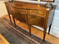 FINE DINING BUFFET WITH INLAY APPROX. 72 IN LONG X