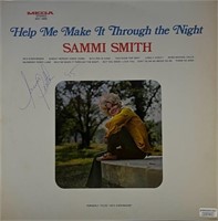 Sammi Smith Signed Vinyl Record Cover COA