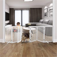 Foldable Indoor Dog Gate  6 Panel  120W x 32'H