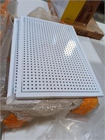 6 piece Metal Pegboard Panels Each panel