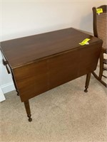 ONE DRAWER DROP LEAF TABLE 48 IN X 36IN X 29 IN T