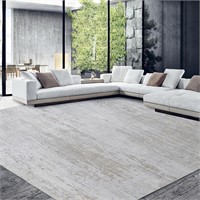 HOMBYS 9x12 Boho Carpet  Non-Slip  Khaki