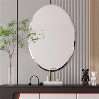 Richtop Oval Beveled Bathroom Mirror  24x36