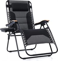 XL Zero Gravity Chair  30 Wide (Black)