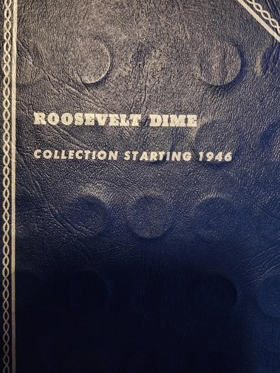Roosevelt Dime Book Includes 40 Dimes