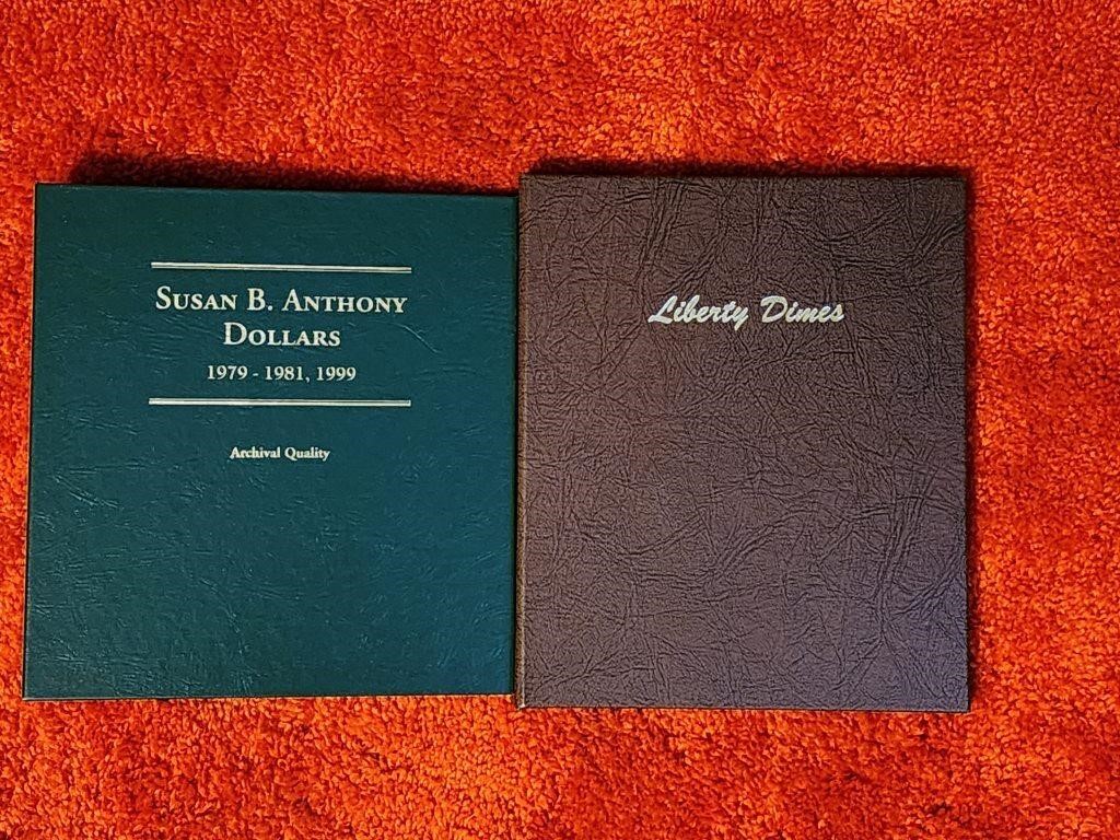 Liberty Dime & Susan B. Anthony Dollar Books