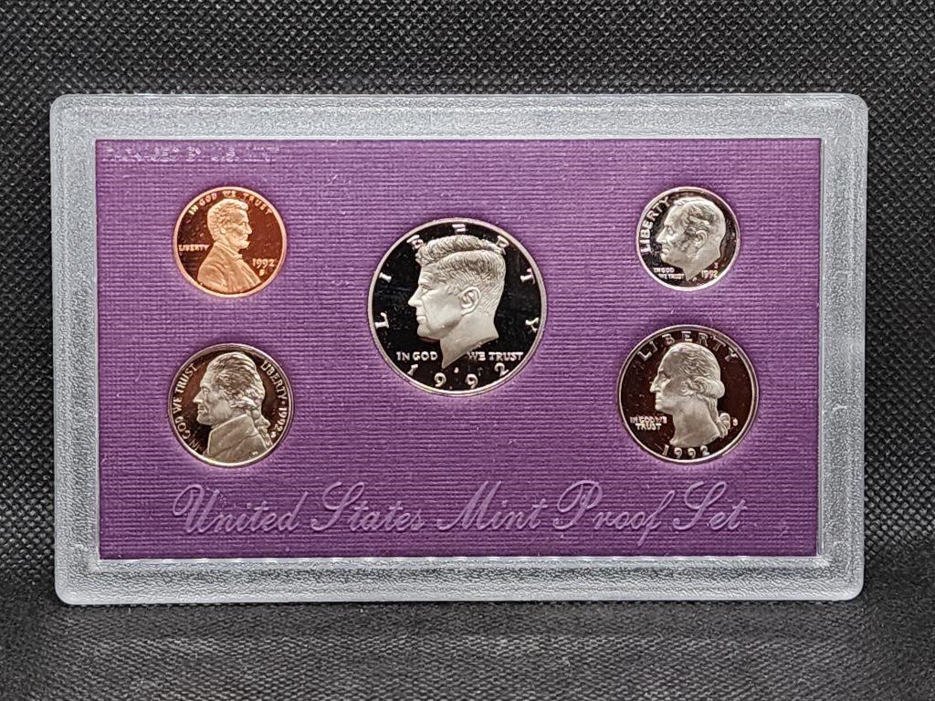 1992 S United States Mint Proof Set