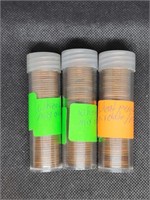 3 Rolls of Lincoln Wheat Pennies