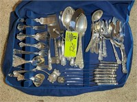 APPROXIMATELY 100 PIECES OF STERLING SILVERWARE