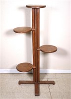 Pine 4-Tier Plant Stand