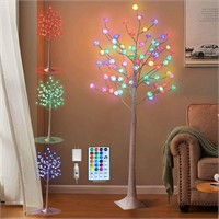 Lighted Rose Tree  80pcs Colored LED  3ft