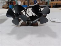 Heat Powered Stove Fan. 10 x 5 x 3
