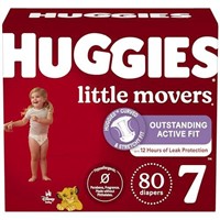 Huggies Size 7 Diapers, Little Movers Baby Diapers