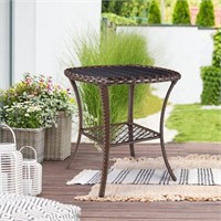 Outdoor Side Table Patio Wicker Coffee Table Outdo