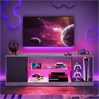 Bestier LED TV Stand for 55/60/65 Inch TV, Gaming