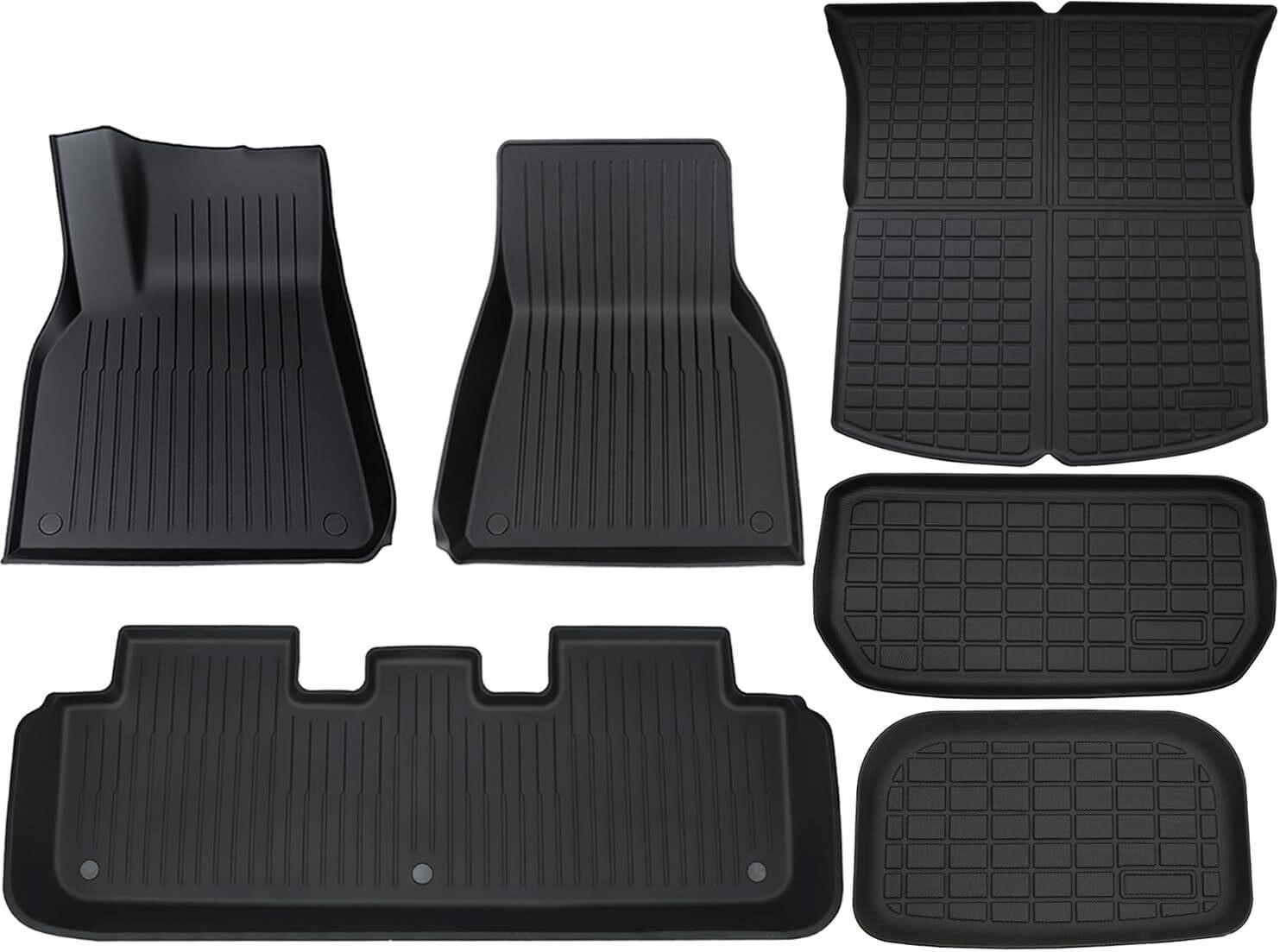 Custom Floor Mats for Tesla Model Y  6pcs