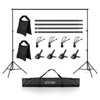 LCUIRC Photo Backdrop Stand, 6.5x10ft Background S