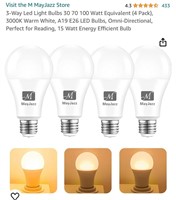 3-Way Led Light Bulbs