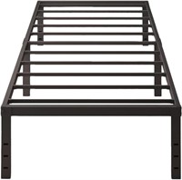 14in Twin Bed Frame  Steel Support  3500 lbs