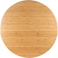(26 Inch) Bamboo Large Lazy Susan for Dining Table