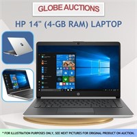HP 14" (4-GB RAM) LAPTOP (TESTED / WORKING)
