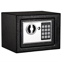 Electronic Safe Box with Keypad & Keys, Money Lock