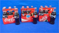 (3) Coca Cola Collectible Six Packs Carl Ripken,