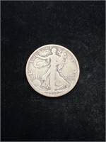 1917 S Walking Liberty Half Dollar
