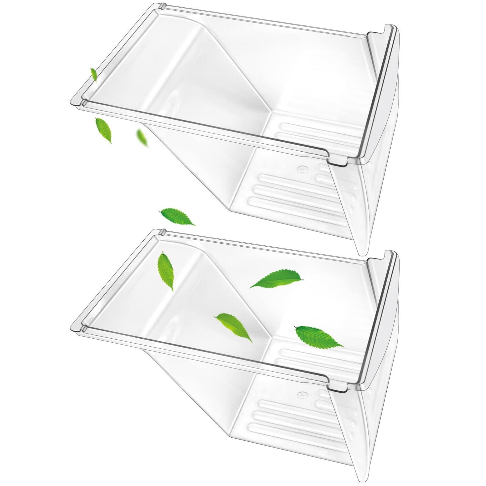 [2 PACK] Upgraded 240337103 Refrigerator Crisper D