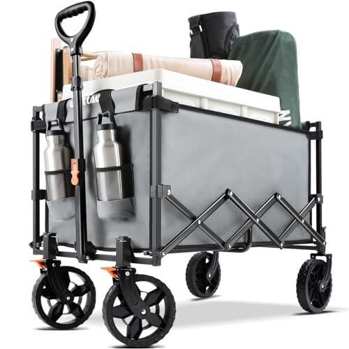 Uyittour Collapsible Wagon Cart Heavy Duty Foldabl
