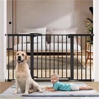 BABELIO Extra Wide Baby Gate, 29-55" Auto Close Do