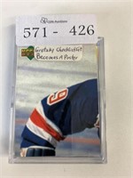 1999 Gretzky Checklist 9 Card Set Form Poster