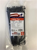 100 7.6" Cable Ties 50lb Rating