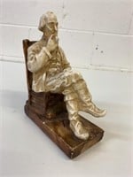 The Old Canadian Pioneer Ceramic Statue