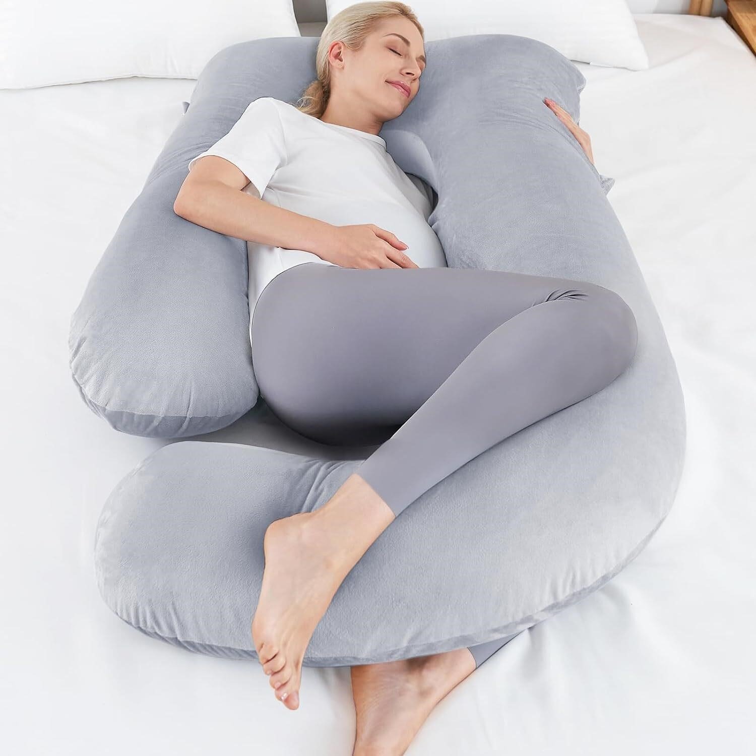 Sasttie Pregnancy Pillow  59'*27.5'  Grey