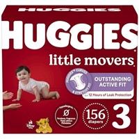 Huggies Size 3 Diapers, Little Movers Baby Diapers