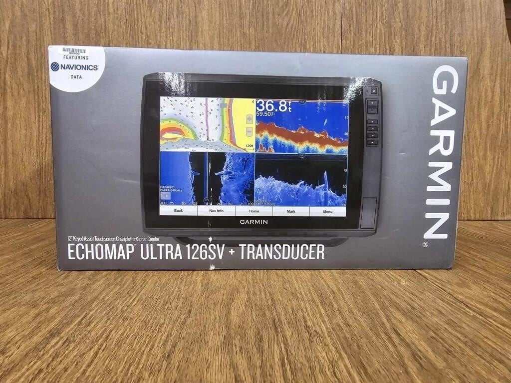 Garmin EcoMap Ultra 126SV + Tranducer
