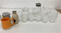 Assorted Glass Lot, Steeped Tea Kettles Plus